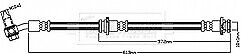 Borg & Beck - BRAKE HOSE - BBH8421 - Fits: Nissan Qashqai,Ren Kadjar