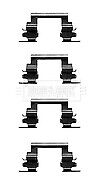 Borg & Beck - FITTING KIT - PADS - BBK1370 - Fits: Mitsubishi Galant 00-03