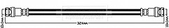 Borg & Beck - BRAKE HOSE - BBH8660 - Fits: PSA C-ZERO,3001 11/10-