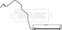 Borg & Beck - BRAKE HOSE - BBH8553 - Fits: VOLVO S60,V60 03/15-