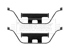 Borg & Beck - FITTING KIT - PADS - BBK1343 - Fits: BMW 3 Series(E90,91,92,93) 05-
