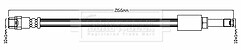 Borg & Beck - BRAKE HOSE - BBH8775 - Fits: 1,3,4 series 2003>