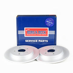 Borg & Beck - BRAKE DISC PAIR - BBD5173 - Fits: Toyota Prius 1.8 06/09-
