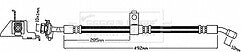 Borg & Beck - BRAKE HOSE - BBH8131 - Fits: Hyundai H-1 Cargo,Travel (TQ)