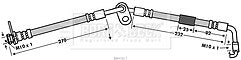 Borg & Beck - BRAKE HOSE - BBH7817 - Fits: Mazda MX-5 (NC)