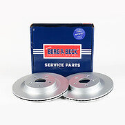 Borg & Beck - BRAKE DISC PAIR - BBD5612 - Fits: RAV-4 2.5H FWD 12/18-