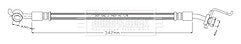 Borg & Beck - BRAKE HOSE - BBH8930 - Fits: Sportage + electric h/brake 09/15-