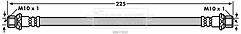 Borg & Beck - BRAKE HOSE - BBH7892 - Fits: Toyota Yaris 05- French Built