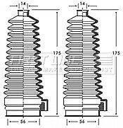 First Line - STEERING GAITER KIT - FSG3235 - Fits: Ford Escort, Fiesta, Focus