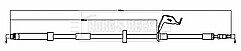 Borg & Beck - BRAKE HOSE - BBH8780 - Fits: V90 MkII (235,236) 2016>
