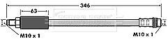 Borg & Beck - BRAKE HOSE - BBH7513 - Fits: GM Arena,Renault Traffic