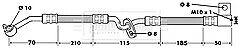 Borg & Beck - BRAKE HOSE - BBH7482 - Fits: Mazda 6 2.0,2.3 GG,GY -9/03