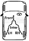 First Line - BRAKE CABLE LH & RH - FKB3815 - Fits: Mazda 2 1.5 Skyactiv 11/14-
