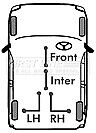 First Line - BRAKE CABLE - CENTRE - FKB1893 - Fits: Ford Galaxy, VW Sharan 95-