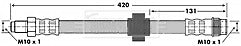 Borg & Beck - BRAKE HOSE - BBH6688 - Fits: Ren Megane,Megane Scenic