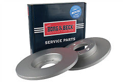 Borg & Beck - BRAKE DISC PAIR - BBD5664 - Fits: Corsa e V, 208e II, C4-e III, 208-e II 07/19-