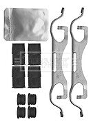 Borg & Beck - FITTING KIT - PADS - BBK1590 - Fits: Mercedes M Class(166) 06/11-