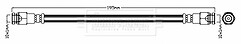 Borg & Beck - BRAKE HOSE - BBH6701 - Fits: Skoda Felicia,Fiat 500,500C