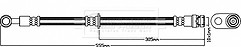 Borg & Beck - BRAKE HOSE - BBH8659 - Fits: PSA C-ZERO,3001 11/10-