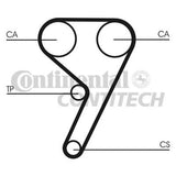 ContiTech - TIMING BELT KIT - CT881K3 - Fits: Ford fiesta focus c-max 02-