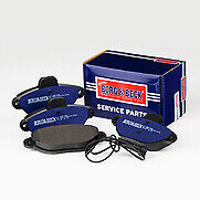 Borg & Beck - FRONT BRAKE PADS - BBP1852 - Fits: Fiat Panda 03-