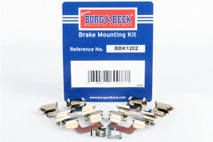 Borg & Beck - FITTING KIT - PADS - BBK1202 - Fits: BMW,Fiat,Vauxhall