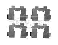 Borg & Beck - FITTING KIT - PADS - BBK1477 - Fits: Hyundai Santa Fe 03/06-