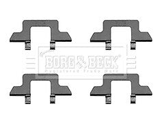 Borg & Beck - FITTING KIT - PADS - BBK1220 - Fits: Citroen C2,C3 02-