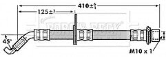 Borg & Beck - BRAKE HOSE - BBH7258 - Fits: Toyota MR2 (ZZW30) 00-07