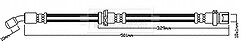 Borg & Beck - BRAKE HOSE - BBH8264 - Fits: Subaru Impreza 2.0i AWD 00-