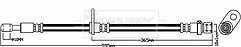 Borg & Beck - BRAKE HOSE - BBH8668 - Fits: SUBARU Tribeca 01/05-03/14