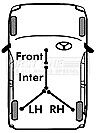 First Line - BRAKE CABLE - CENTRE - FKB3419 - Fits: Mercedes Vito, Viano 09/03-