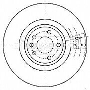 Borg & Beck - BRAKE DISC SINGLE - BBD5914S - Fits: Audi A6  05/04-