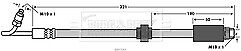 Borg & Beck - BRAKE HOSE - BBH7669 - Fits: Renault Kangoo KC0/1