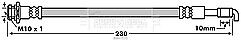 Borg & Beck - BRAKE HOSE - BBH7920 - Fits: Nissan Tiida 1.5dCi,1.6i,1.8i