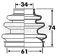 First Line - CV JOINT BOOT KIT - FCB6262 - Fits: BMW 7 Series