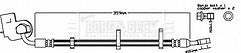 Borg & Beck - BRAKE HOSE - BBH8562 - Fits: JAGUAR XJ 05/03-03/09