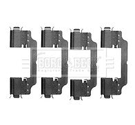 Borg & Beck - FITTING KIT - PADS - BBK1217 - Fits: FiatScudo,PSA Jumper,Expert07-