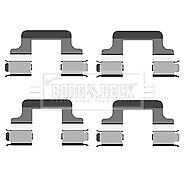 Borg & Beck - FITTING KIT - PADS - BBK1254 - Fits: VAG A3, Toledo, Golf V 03-