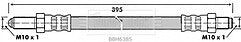 Borg & Beck - BRAKE HOSE - BBH6385 - Fits: Land Rover,LDV 400,Sherpa