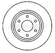 Borg & Beck - BRAKE DISC PAIR - BBD4769 - Fits: Nissan Navara, Pathfinder 05-