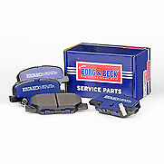 Borg & Beck - REAR BRAKE PADS - BBP2410 - Fits: Citroen C4 Aircross 10/12-