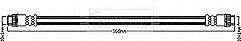 Borg & Beck - BRAKE HOSE - BBH8248 - Fits: Renault Fluence 02/10-
