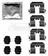 Borg & Beck - FITTING KIT - PADS - BBK1636 - Fits: Hyundai i40 07/11-