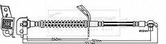 Borg & Beck - BRAKE HOSE - BBH8129 - Fits: Hyundai i30 10/07-09/12