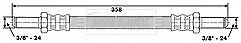 Borg & Beck - BRAKE HOSE - BBH6245 - Fits: Reliant Rialto, Robin