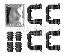 Borg & Beck - FITTING KIT - PADS - BBK1483 - Fits: Kia Rio III 09/11-