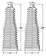 First Line - STEERING GAITER KIT - FSG3422 - Fits: VAG A4, A5, Q5