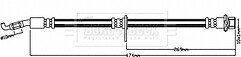 Borg & Beck - BRAKE HOSE - BBH8227 - Fits: Lexus LS460,LS600h 4.6,5.0 07-