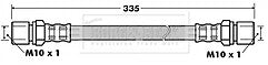 Borg & Beck - BRAKE HOSE - BBH7199 - Fits: Subaru Impreza,Legacy I,II